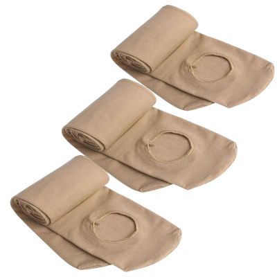 Daydance Brown Women Ladies Transition Tights for Ballet, Gymnastics, Dance, Cheerleading, Skating, 3 Packs