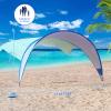 TOBTOS Beach Tent Sun Shelter with UPF50+ Protection, 11.5' x 10.5' Beach Canopy Fit 4-6 Person, Outdoor Camping Sun Shade with 6 Sandbags for Beach, Backyard, Picnic view 3