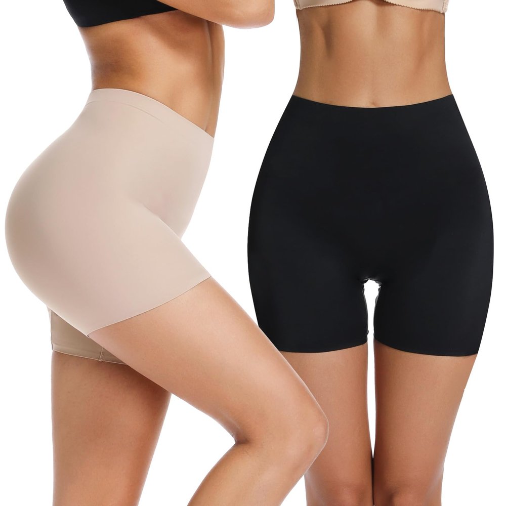 JOYSHAPER Anti Chafing Underwear for Women Seamless Boyshorts Panties Smooth Slips Shorts for Women Under Dress