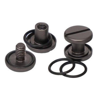 4 Pieces Tech Scuba Diving Diver BCD Backplate Book Screw Dive Mounting Hardware