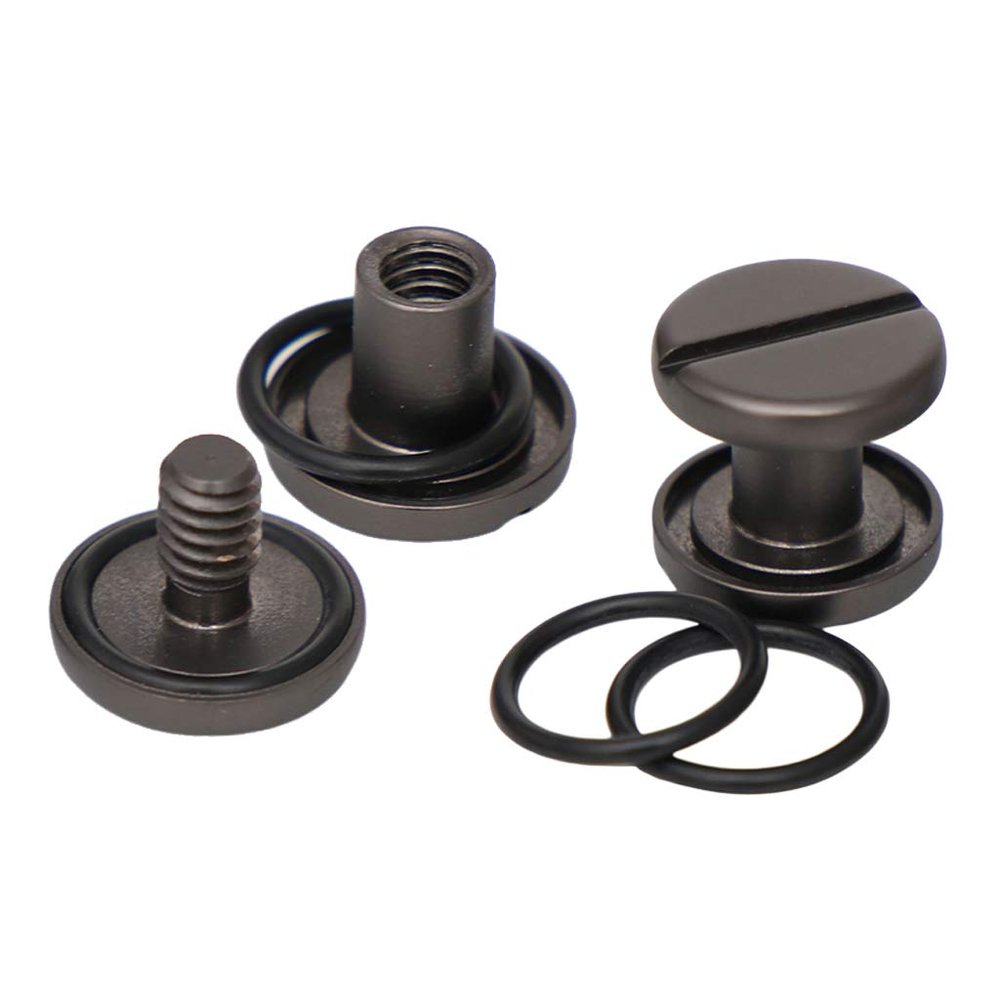 4 Pieces Tech Scuba Diving Diver BCD Backplate Book Screw Dive Mounting Hardware
