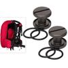 4 Pieces Tech Scuba Diving Diver BCD Backplate Book Screw Dive Mounting Hardware view 2