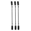 Gavigain 3pcs hat Clips hat Retainer, Black Cap Retainer Hat Clip for Fishing Apparel Keeper and Coiled Cord for Hats for Golfing Fishing Boating Sailing view 1