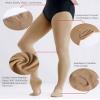 Daydance Tan Tights for Women Ballet, Soft Stirrup Leggings for Dance, Gymnastics, Under Dress, 60D view 2