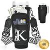 LOKASS Personalized Water Bottle Holder with Strap for Stanley Cup Accessories 40 oz Tumbler, Initial Water Bottle Carrier Bag W/Phone Pocket, for Women,Ideal for Thanksgiving/Christmas/New Year view 1