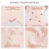 Daydance Women Pink Ballet Convertible Tights Soft Stirrup Leggings for Dance, Gymnastics, Under Dress, 60D view 2