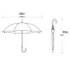 OXOAMP Stick Umbrellas Lightweight Golf Umbrella 42 Inch Windproof Large Stick Umbrella Wooden Hook Handle J Fast Drying Cane Umbrella Stylish (Color : C) view 2