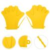 Baluue Swim Paddles Diving Gloves Silicone Swimming Gloves Lap Swimming Hand Paddles view 2