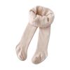 Baby Girl Tights Cable Knit Leggings Stockings Cotton Fleece Lined Pantyhose for Toddler Infants Girls (B, 4-6 Years) view 1