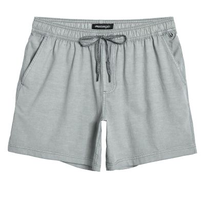 maamgic Men's 5 inch Inseam Shorts Pull-On Relaxed Fit Comfort Stretch Short Shorts with Pocket Washed Grey New X-Large
