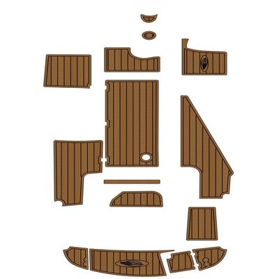 Boat EVA Faux Teak Decking Floor Compatible with 2003 Chaparral 215 SS Swim Platform Cockpit Boat EVA Foam Teak Deck Floor Pad