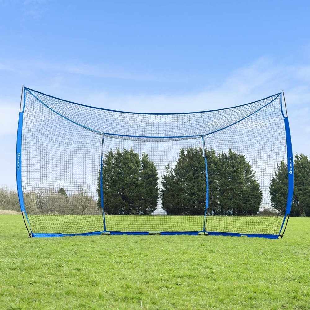 FORTRESS Proflex Soccer Backstop Net | Soccer Training Equipment | Pop Up Net
