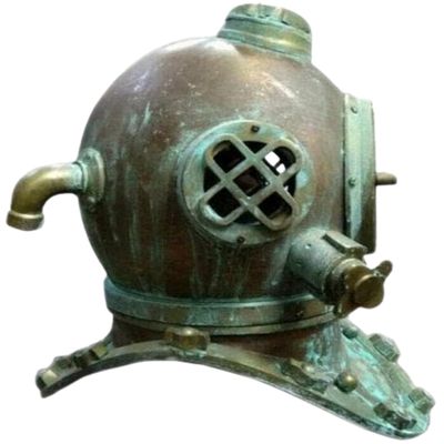 Antique Maritime Scuba Replica Diving Helmet US Navy Mark V Finish Nautical Style Divers Deep Sea Diving Helmet
