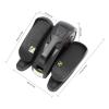 Under Desk Elliptical Machine, Foot Pedal Exerciser for Home Workout, Motorized Elliptical Trainer with Display Monitor and Remote Control, for Seniors Adults and Teens view 2