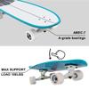 Customized 22" Maple Skateboard,Upload Pictures/Text to Customize Exclusive Skateboard, Suitable for Beginners, Teenagers, Adults, Fish Board, Solid Bracket, Load-Bearing 176LBS view 3
