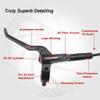 MirOdo Mountain Bike Hydraulic Disc Brakes Set Left Front 800mm Right Rear 1400mm 2-Piston Bilateral Hydraulic Brake Alu Alloy Brake Levers & Calipers with 160mm Rotors (Color : Red) view 4