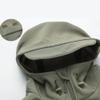 SWJGLITTR Men's Soft Shell Outdoor Jacket Waterproof Hooded Military Tactical Coat Men Winter Hiking Sherpa Lined Outwear (Army green,XX-Large) view 2