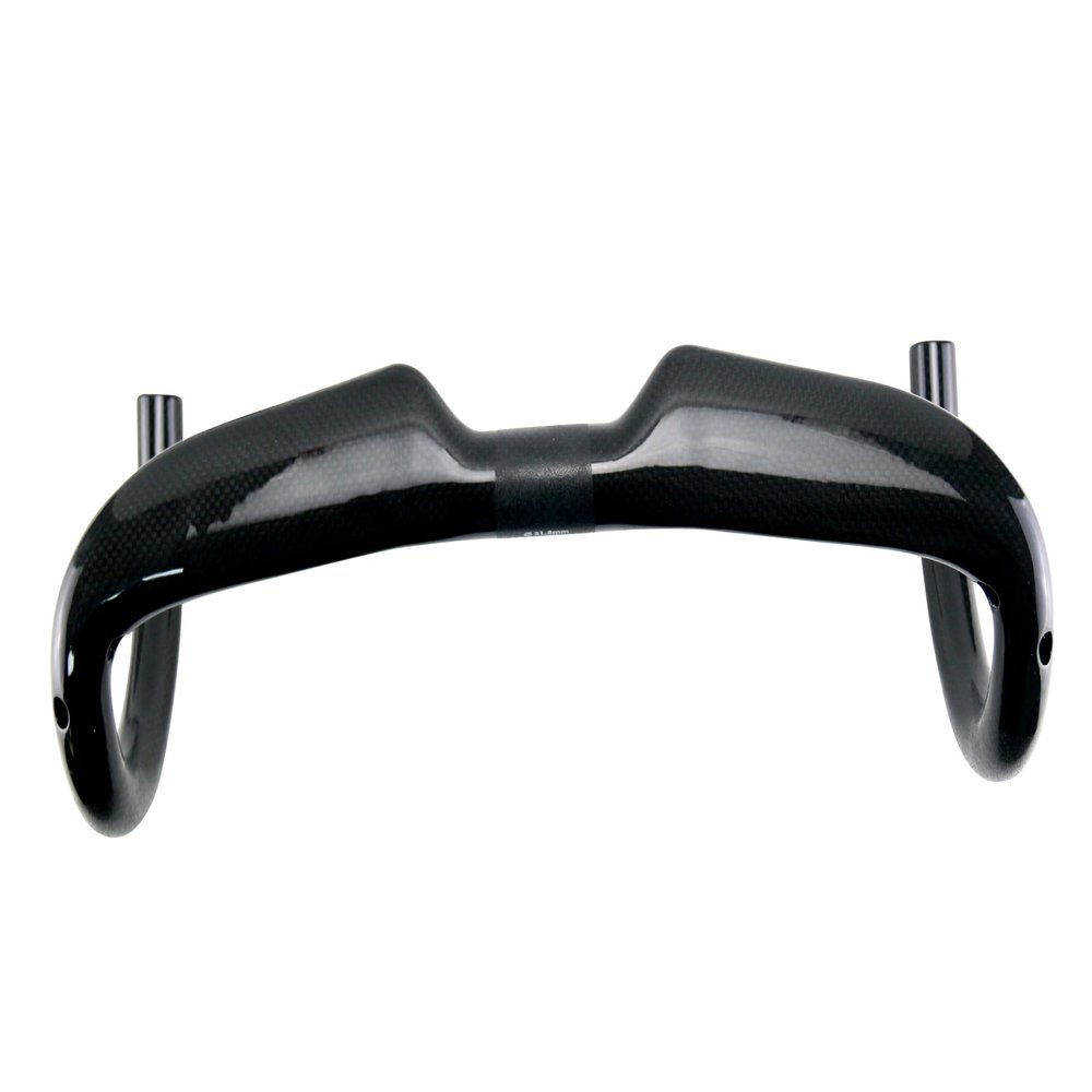 Yccyctrek handlebars road bike glossy Carbon Fiber Drop bars 420mm 3k Glossy Carbon road bike handlebars 31.8 Road bicycle racing aero handlebars for road bike
