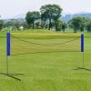ENHEN Volleyball Net Stand Portable Badminton Net Stand for Court/Garden/Lawn, Lightweight Foldable Volleyball Frame with Handbag, 41"- 61" Height Adjustable (Size : Wide 4.1m/13.5ft) view 1