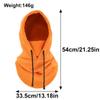 ECYC Unisex Cold Weather Balaclava, Winter Warm Windproof Face Mask Fleece Hooded Scarf for Women Men Orange view 4