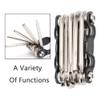yizhichun 17 in 1 Bike Multi Tool Allen Wrench Bicycle Repair Accessories Lightweight Bicycle Repair Kit for Mountain, Road Bicycle view 3