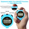 FCXJTU Digital Simple Stopwatch Timer, No Bells, No Alarm, Simple Basic Operation, Silent, Clear Display, ON/Off, Large Display for Running Training Sports Kids Coaches Referees Teachers view 3