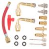 BESPORTBLE 1set Bike Valve Adapter Inflatable Connector Kit for Tire Pumps Lightweight Easy to Install Compatible Various Valves Biking Accessories for Inflating Sports view 1