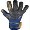 Reusch Attrakt Gold X NC Goalkeeper Gloves, Premium Blue/Gold/Black, Size 8 view 2