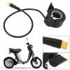 Akozon 130X Thumb Throttle Ebike, Finger Throttle Accelerator, Wear Corrosionresistance Speed Control Accessories for Electric view 4