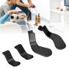 4 pcs Metal Stainless Steel Paddles , Controller Paddles for xb0x 1 Elite Series 2 , Replacement Parts Video Games Accessories Kits Interchangeable Hair flip flop Locks for xb0x 1 Elite (black) view 2