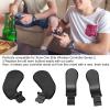 4 pcs Metal Stainless Steel Paddles , Controller Paddles for xb0x 1 Elite Series 2 , Replacement Parts Video Games Accessories Kits Interchangeable Hair flip flop Locks for xb0x 1 Elite (black) view 3