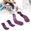 4 pcs Metal Stainless Steel Paddles, Controller Paddles for xb0x 1 Elite Series 2, Replacement Parts Video Games Accessories Kits Interchangeable Hair flip Flop Locks for xb0x 1 Elite (Purple) view 2