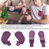 4 pcs Metal Stainless Steel Paddles, Controller Paddles for xb0x 1 Elite Series 2, Replacement Parts Video Games Accessories Kits Interchangeable Hair flip Flop Locks for xb0x 1 Elite (Purple) view 3