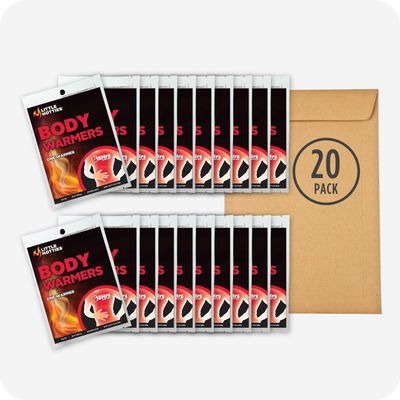 Little Hotties 20 Ct Body Warmers Bundle - Extended Warmth with Safe and Discreet Heat Pads