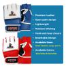 Premium Leather MMA Amateur Competition Gloves: Durable, Stylish Gear for Versatile Usage in Training and Competition, Red, Large view 4