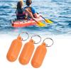 Floating Keychain, Bright Stainless Steel ABS, Boating Key Holder, 3PCS for Fishing, Surfing, Kayaking, Canoeing, Sailing view 3