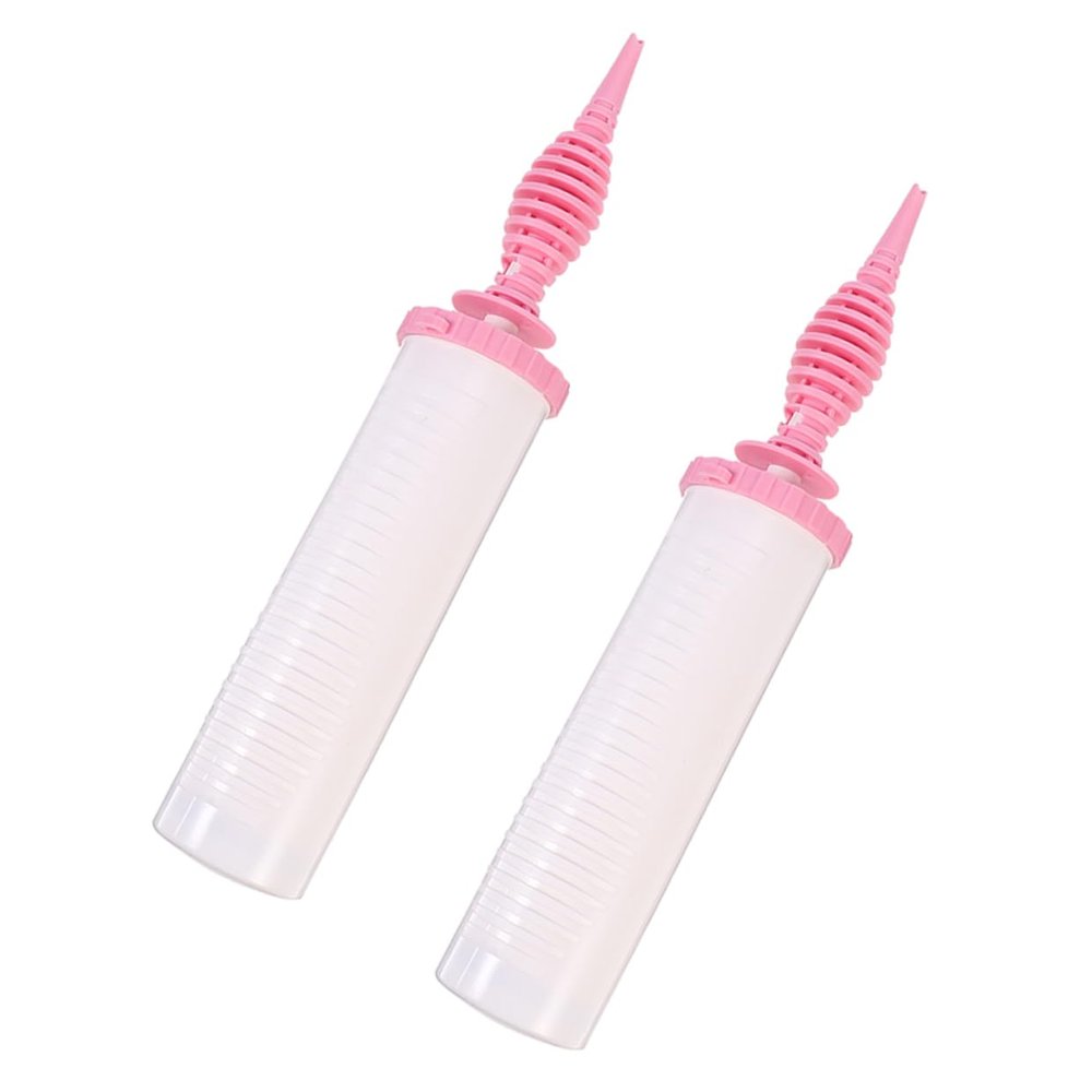 Homoyoyo 2Pcs Strip Manual Inflator Latex Ball Inflatable Ball Yoga Ball Balloon inflator Pump Electric Inflatable Bag air Balloon Pump Electric Balloon Balloon inflator Blow a Balloon