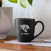 Rico Industries NFL Football Jacksonville Jaguars #1Dad 16 oz Team Color Laser Engraved Speckled Ceramic Coffee Mug view 2