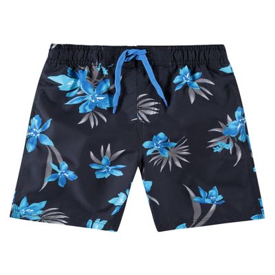 Kanu Surf Boys, Yolo Quick Dry UPF 50+ Beach Swim Trunk, Oasis Black, 45783