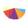 GOOHOCHY Kids Rainbow Parachute Umbrella 78 Inch Waterproof Outdoor Group Play Toy for Early Education Birthday Parties and Cooperative Exercise view 1