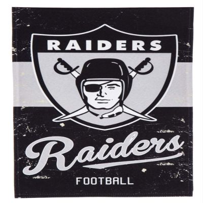 Las Vegas Raiders Premium Double Sided Garden Flag Banner, 13x18 Inch, Display Pole Sold Separately