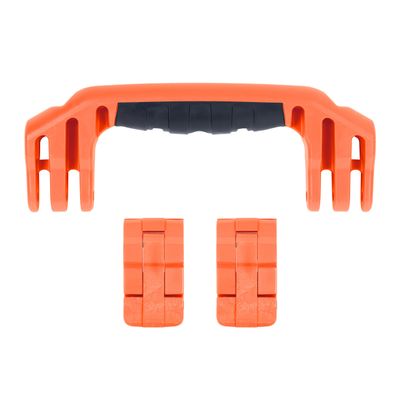 Pelican 1500 Replacement Handle & Latch Set by ColorCase - Orange Handles & Double Throw Latches