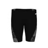 ARENA Men's Swim Jammer Hydrangea Bouquet Team Print MaxLife Athletic Swimwear Training Swimsuit Sports Bathing Suit, Black/Team Black, US Size 38 view 1