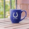 Rico Industries NFL Football Indianapolis Colts #1Dad 16 oz Team Color Laser Engraved Speckled Ceramic Coffee Mug view 3