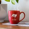 Rico Industries NFL Football Tampa Bay Buccaneers #1Dad 16 oz Team Color Laser Engraved Speckled Ceramic Coffee Mug view 2