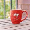 Rico Industries NFL Football Tampa Bay Buccaneers #1Dad 16 oz Team Color Laser Engraved Speckled Ceramic Coffee Mug view 3