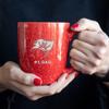 Rico Industries NFL Football Tampa Bay Buccaneers #1Dad 16 oz Team Color Laser Engraved Speckled Ceramic Coffee Mug view 4