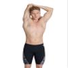 ARENA Men's Swim Jammer Hydrangea Bouquet Team Print MaxLife Athletic Swimwear Training Swimsuit Sports Bathing Suit, Black/Team Black, US Size 40 view 1