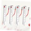 GOOHOCHY 4pcs Aluminum U-Shaped Tent Stakes for Snowfield Heavy Duty Pegs for Camping Hiking Outdoor Use Silver Color for Enhanced Durability and Extra Holding Power view 2