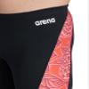 ARENA Men's Swim Jammer Hydrangea Bouquet Team Print MaxLife Athletic Swimwear Training Swimsuit Sports Bathing Suit, Black/Team Red, US Size 20 view 4